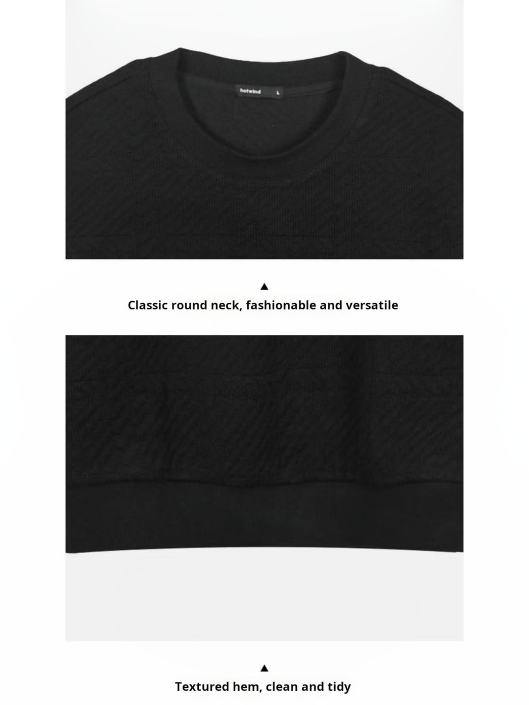 Export Quality English European And American Sizes Jacquard Round Neck Hoodie For Men And Women