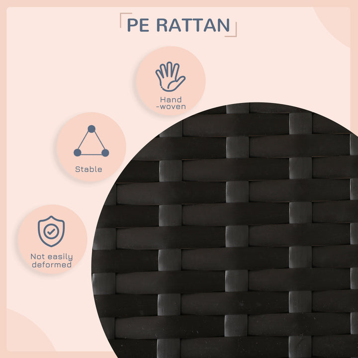 Outdoor Rattan Dog Shade Shelter with Wheels