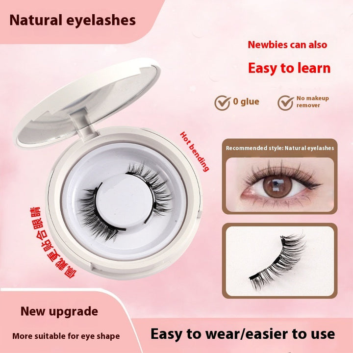 Magnetic Mink False Eyelashes — No-Glue Little Devil Style, Sizes 9–14 with Applicator Clip