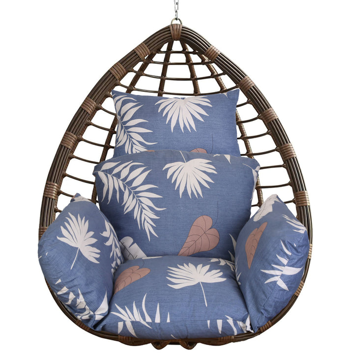Egg Chair & Hanging Basket Cushion — Thickened Soft Swing Chair Pad with Headrest (9 Colours)