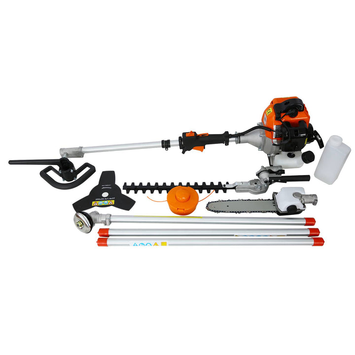 4-in-1 Gas-Powered Pole Multi-Tool System — Pole Saw, Trimmer & Garden Tool Combo (Variant A)