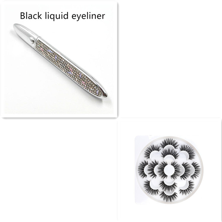 Self-Adhesive Eyeliner False Lashes — 25+ Styles, 3 Liner Colours (Black / Coffee / Transparent)