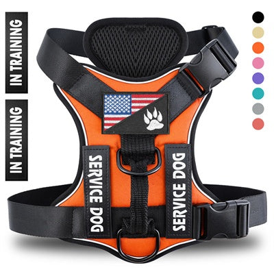 Reflective Breathable Dog Harness – Adjustable No-Pull Pet Strap