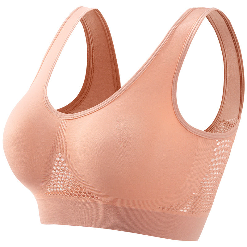 Seamless Full-Coverage Comfort Bra – Breathable Wireless Support Bra