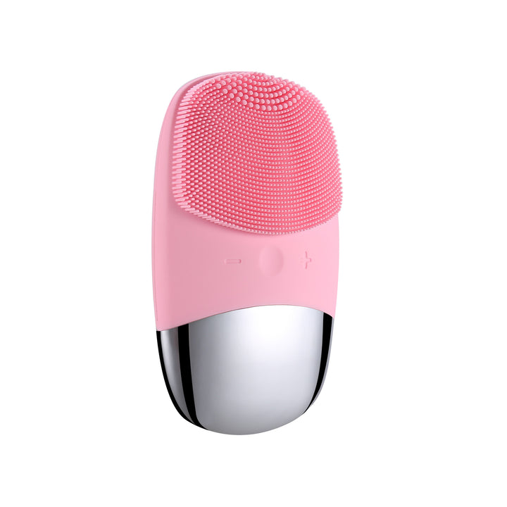 Mini Silicone Electric Facial Cleansing Brush & Skin Massager — Multi-Colour, Single & 2-Pack Options