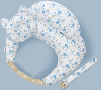 Multifunction Nursing Pillow — Adjustable Breastfeeding Cushion with Washable Cover for Newborn & Infant Feeding (Multiple Designs)