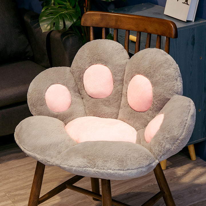Semi-Surrounded Office Chair Cushion — Wrap-Around Seat Pad with Hand Warmer Pocket (12 Colours)