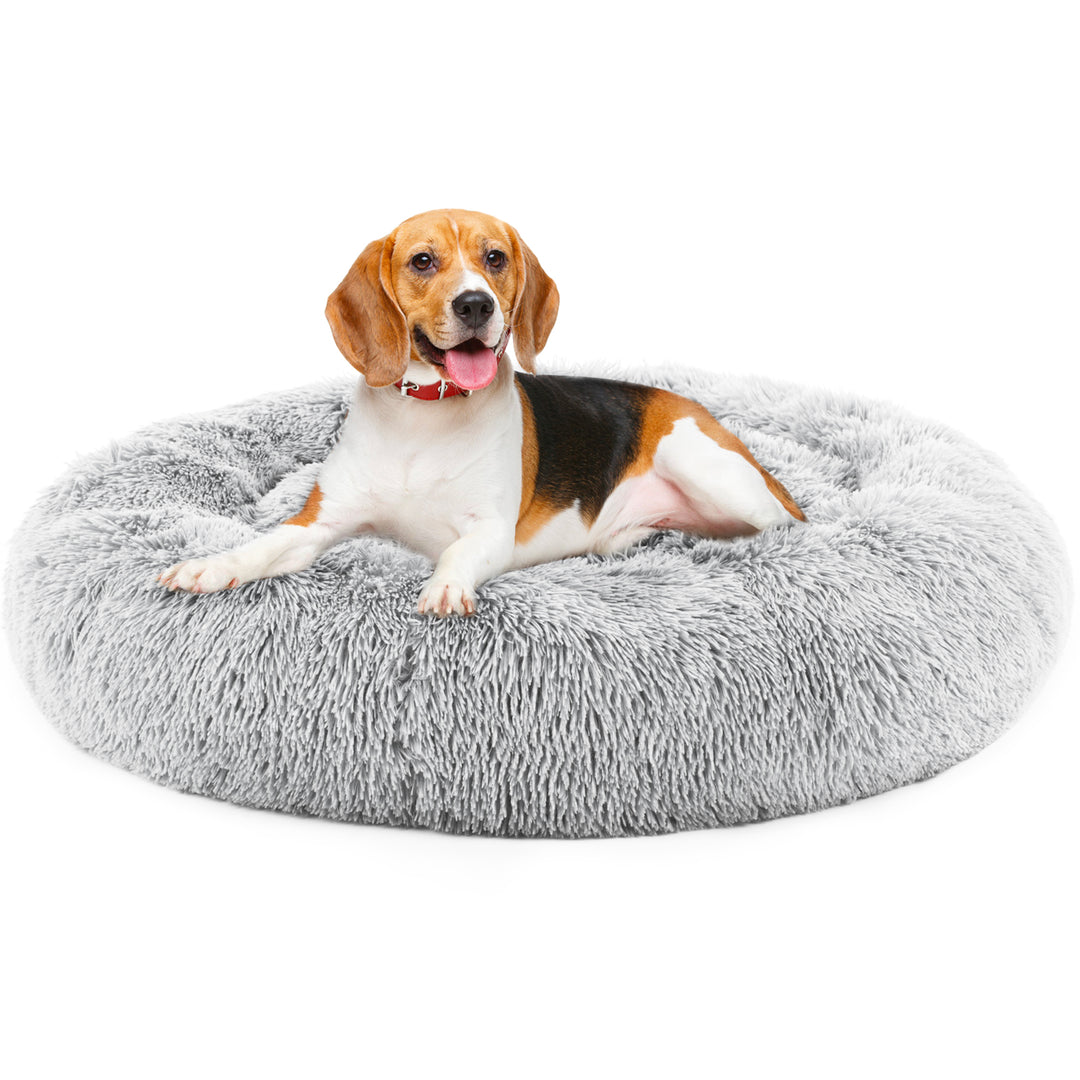Calming Donut Dog Bed – Ultra Soft Anti-Anxiety Pet Bed