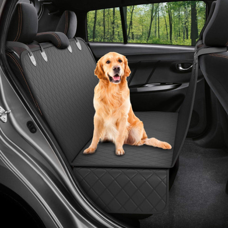 Waterproof Dog Car Seat Cover – Back Seat Protector with Mesh Window