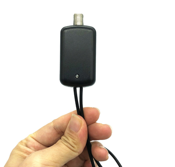 HDTV Signal Booster & TV Antenna Amplifier — Low Noise, Easy Installation Antenna Adapter for Clearer TV Reception