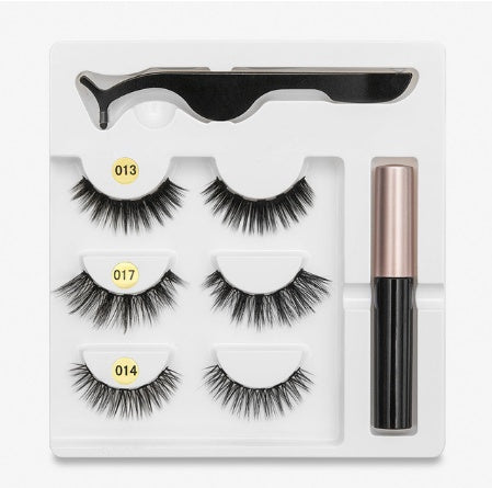 Magnetic Fashion False Eyelashes — 20+ Styles, Cotton Stem, Glue-Free (Styles 011–020)