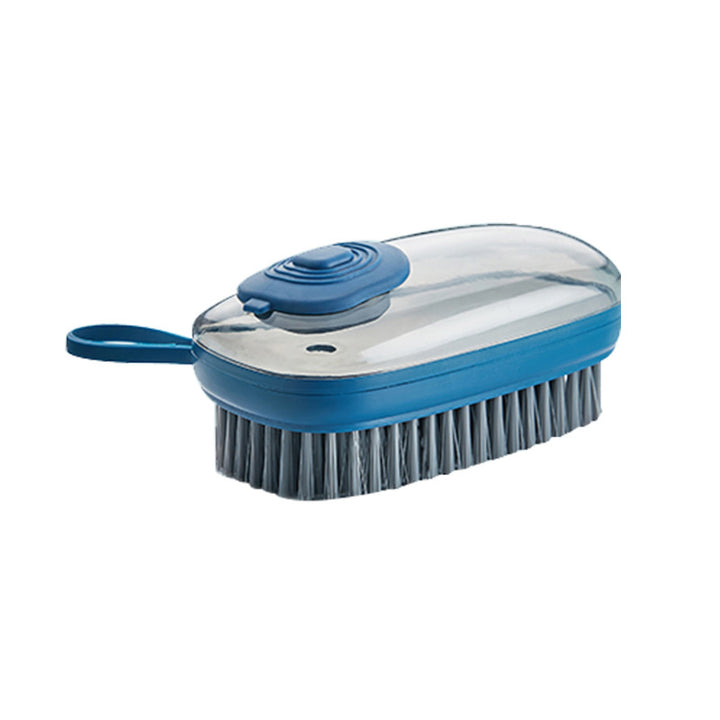 Multifunctional Automatic Liquid Dispensing Cleaning Brush — Soft Shoe, Laundry & Clothes Scrubber (3 Colours + Replacement Heads)
