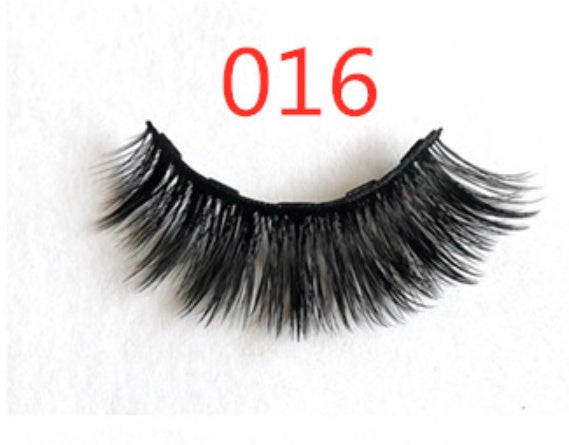 Magnetic Fashion False Eyelashes — 20+ Styles, Cotton Stem, Glue-Free (Styles 011–020)