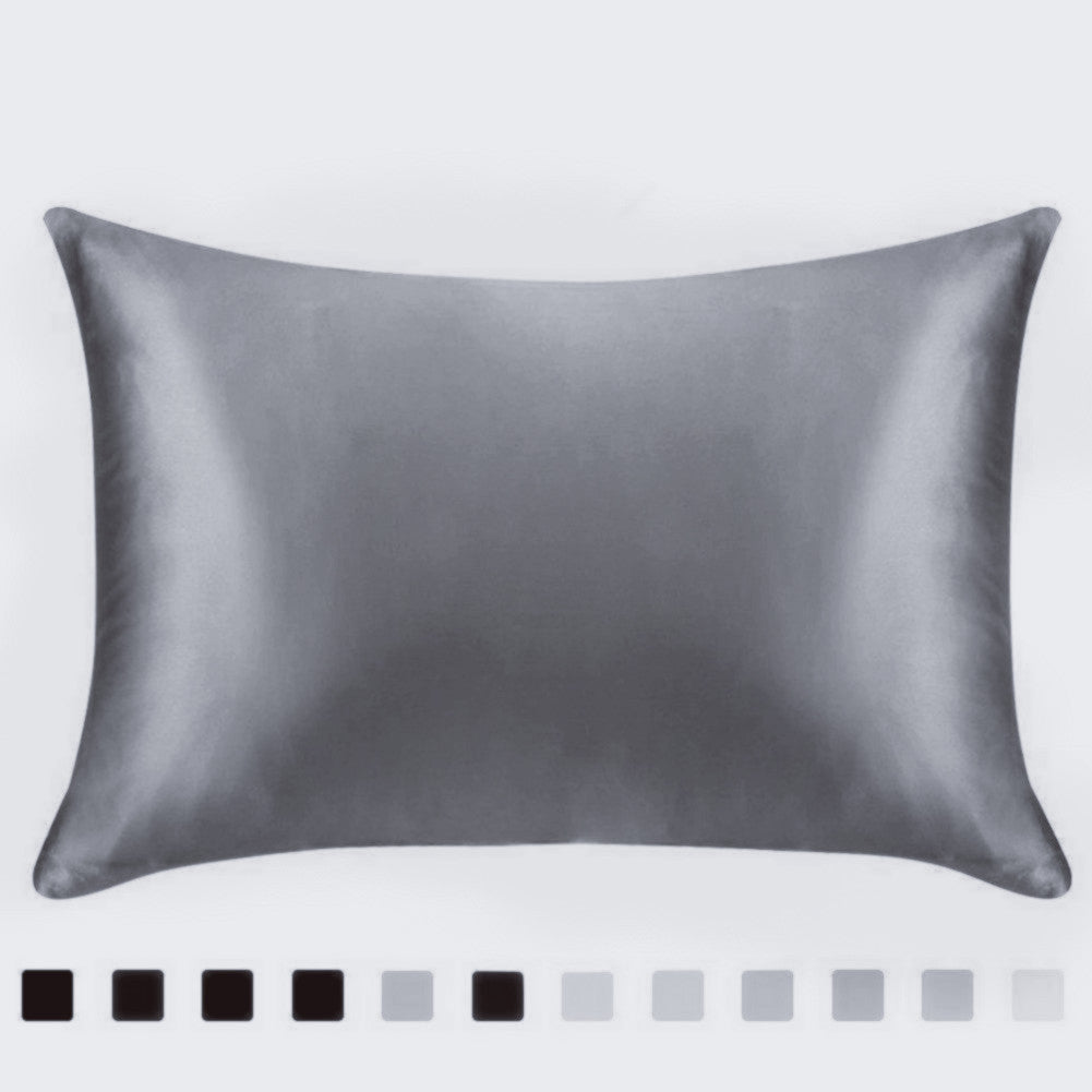 Satin Silk Pillowcase — Ice Silk Smooth Single Pillowcase, Anti-Frizz Hair & Skin Sleep Cover
