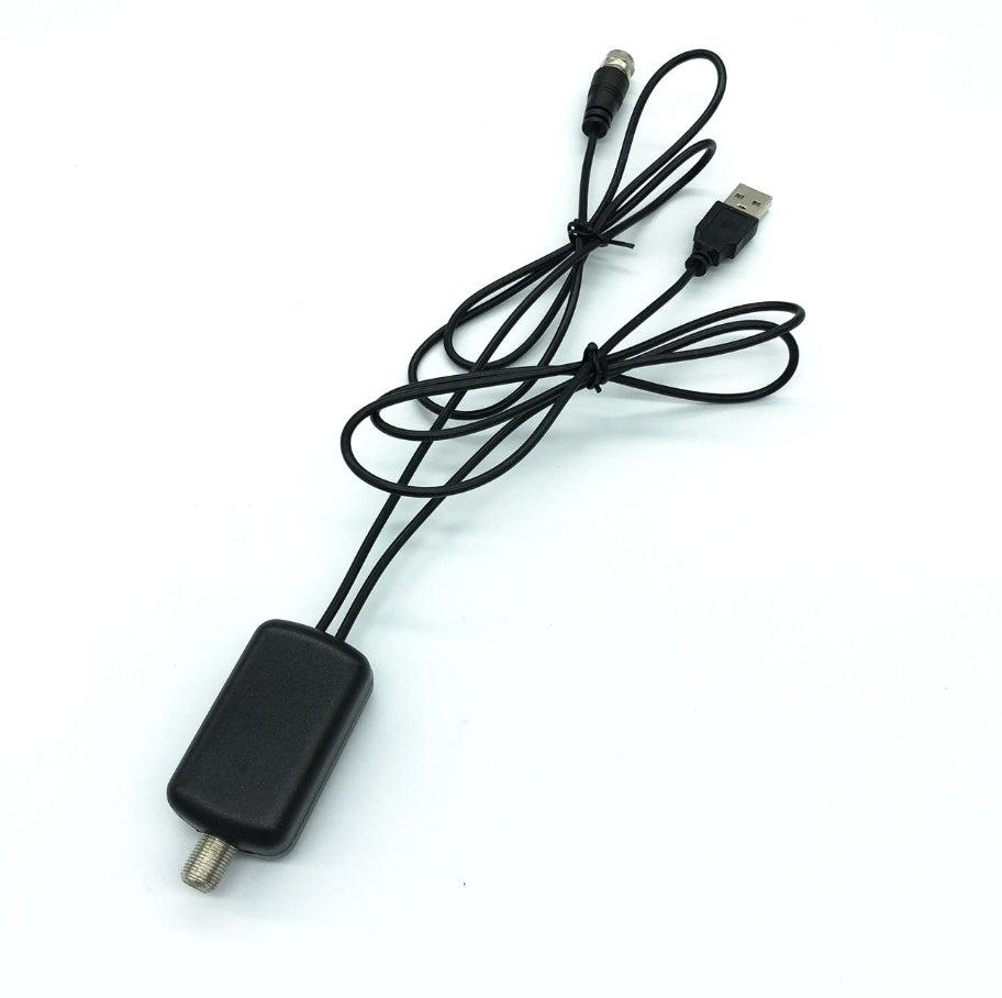HDTV Signal Booster & TV Antenna Amplifier — Low Noise, Easy Installation Antenna Adapter for Clearer TV Reception