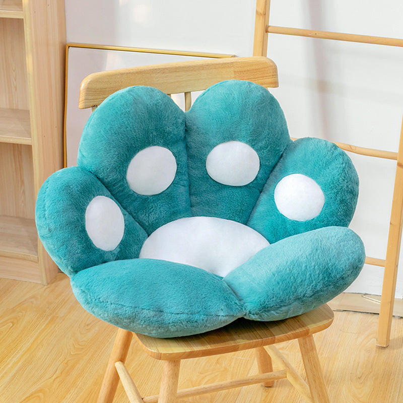 Semi-Surrounded Office Chair Cushion — Wrap-Around Seat Pad with Hand Warmer Pocket (12 Colours)