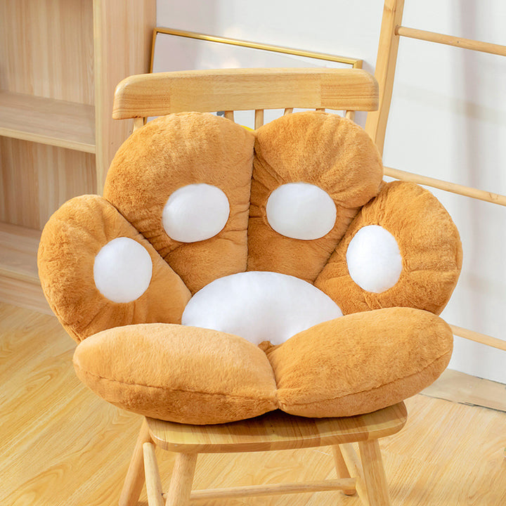 Semi-Surrounded Office Chair Cushion — Wrap-Around Seat Pad with Hand Warmer Pocket (12 Colours)