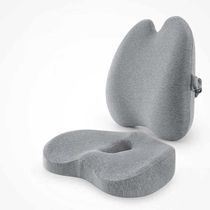 Comfortable Car Waist & Back Cushion — Lumbar Support Pad for Driver & Passenger Seat