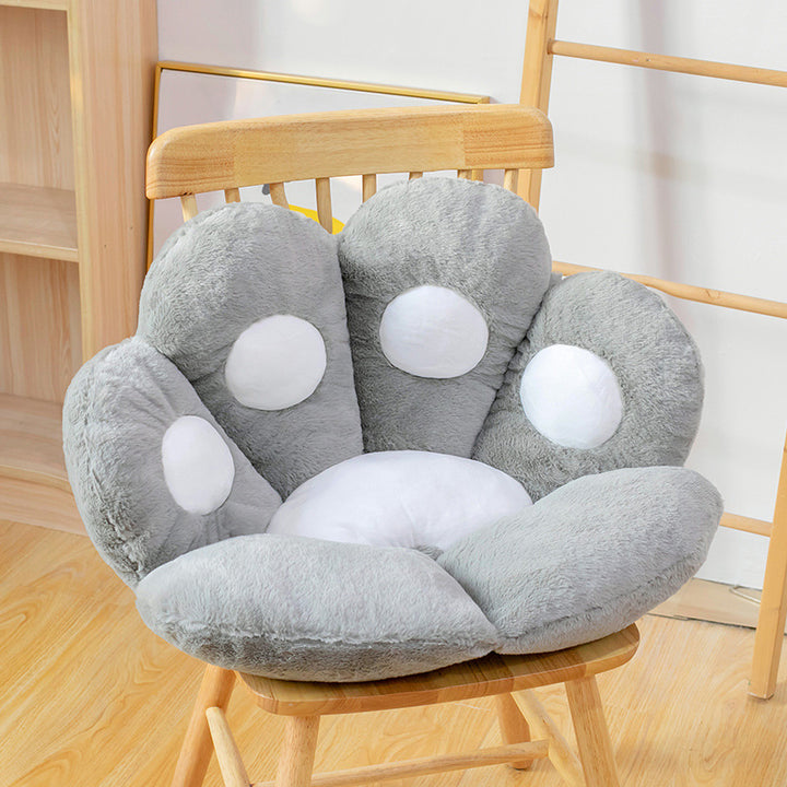 Semi-Surrounded Office Chair Cushion — Wrap-Around Seat Pad with Hand Warmer Pocket (12 Colours)