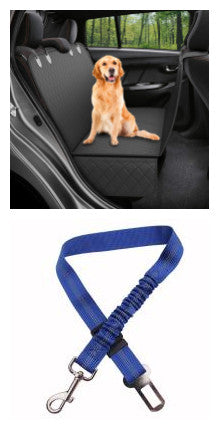 Waterproof Dog Car Seat Cover – Back Seat Protector with Mesh Window
