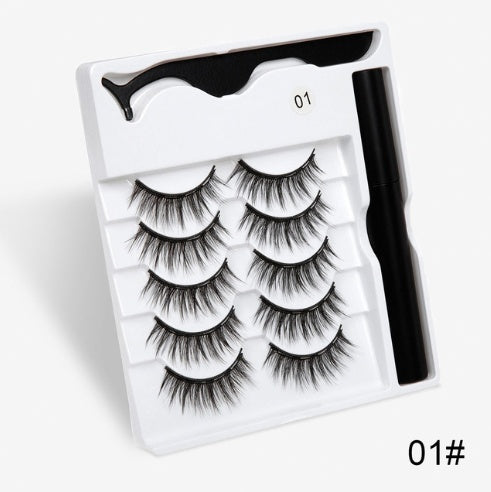 Magnetic Fashion False Eyelashes — 20+ Styles, Cotton Stem, Glue-Free (Styles 011–020)
