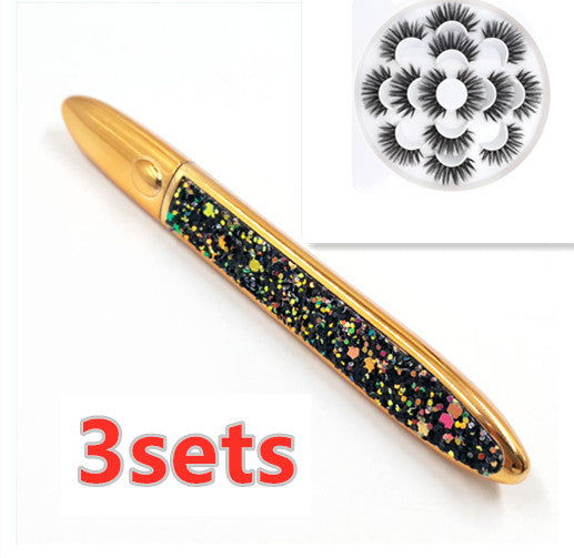 Self-Adhesive Eyeliner False Lashes — 25+ Styles, 3 Liner Colours (Black / Coffee / Transparent)