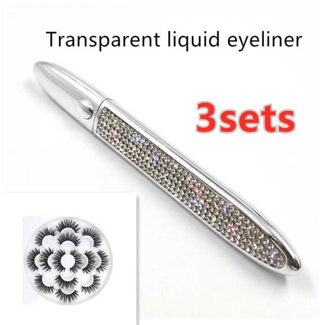 Self-Adhesive Eyeliner False Lashes — 25+ Styles, 3 Liner Colours (Black / Coffee / Transparent)