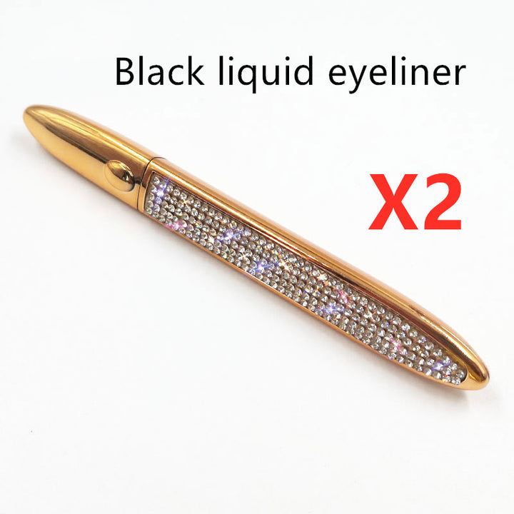 Self-Adhesive Eyeliner False Lashes — 25+ Styles, 3 Liner Colours (Black / Coffee / Transparent)