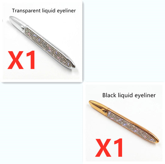 Self-Adhesive Eyeliner False Lashes — 25+ Styles, 3 Liner Colours (Black / Coffee / Transparent)