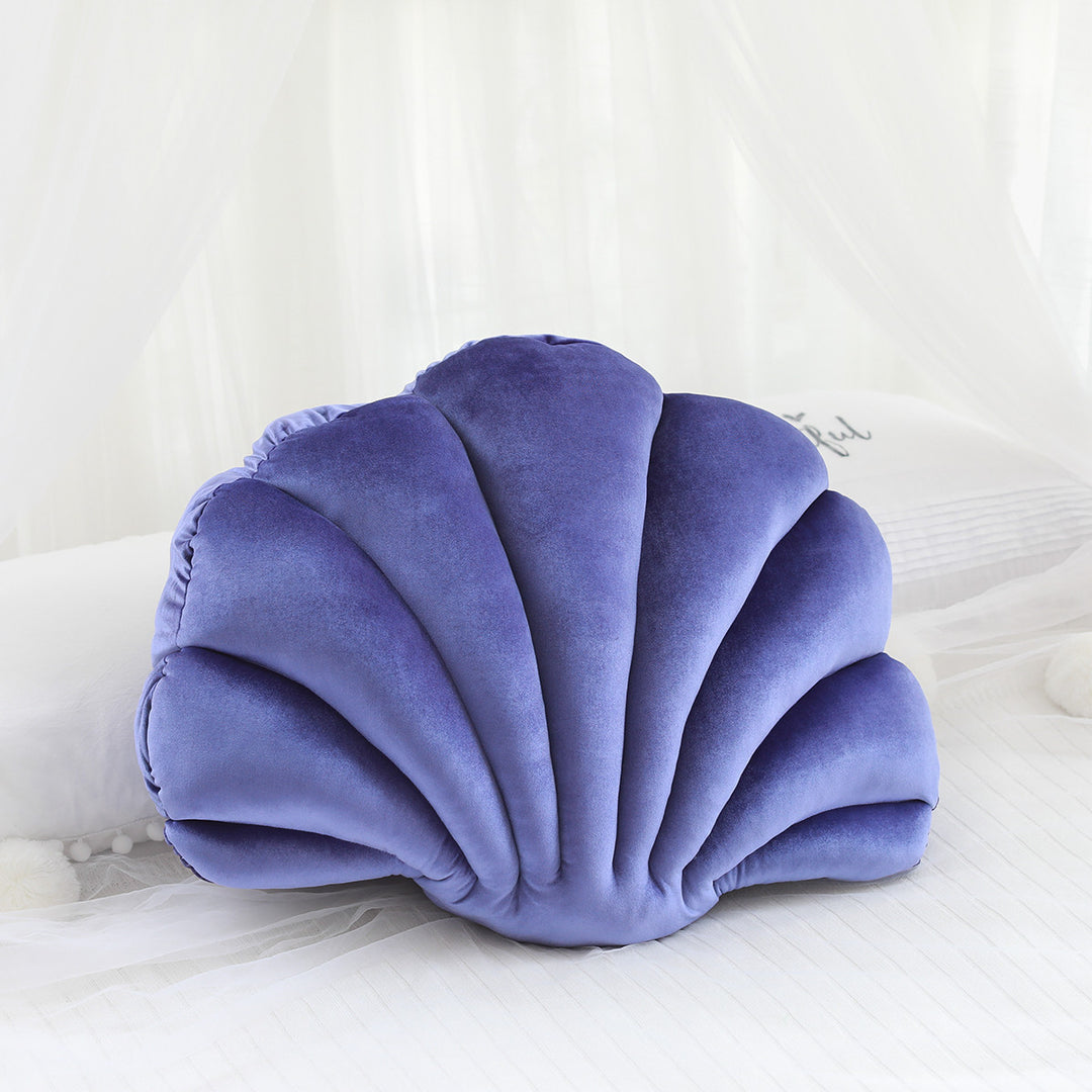 Simulation Shell Decorative Pillow — Realistic Ocean Shell Shape Cushion & Nap Pillow (10 Colours)