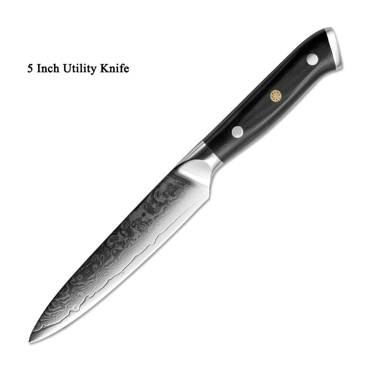 Japanese 67-Layer Damascus Steel Kitchen Knife – Professional Chef & Fruit Knife