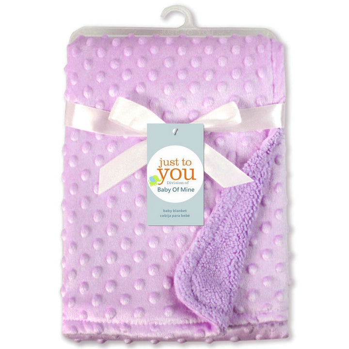 Polar Dot Newborn Baby Swaddle Blanket — Soft Wrap Envelope Bedding for Newborns (Pink/Purple/Blue/Gray/Green/White)