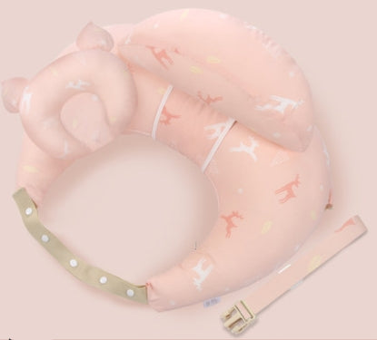 Multifunction Nursing Pillow — Adjustable Breastfeeding Cushion with Washable Cover for Newborn & Infant Feeding (Multiple Designs)