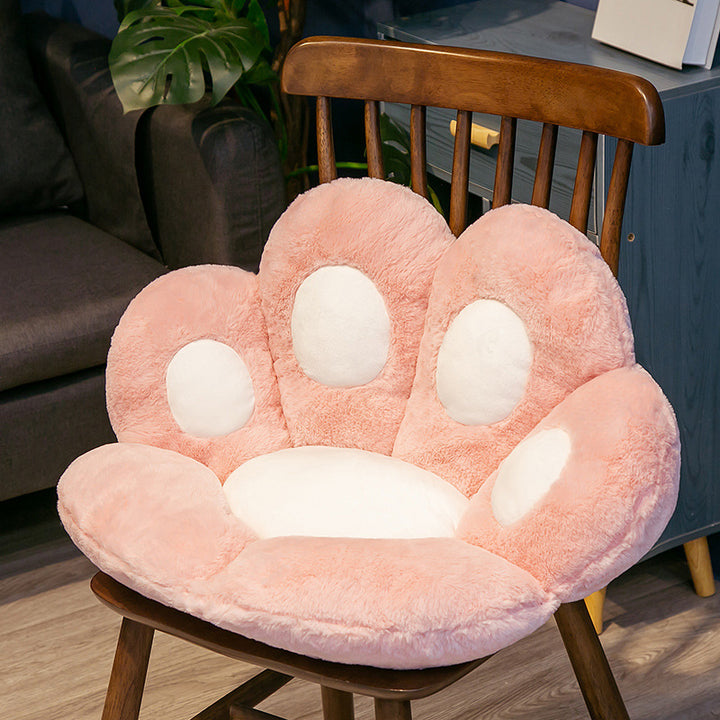Semi-Surrounded Office Chair Cushion — Wrap-Around Seat Pad with Hand Warmer Pocket (12 Colours)