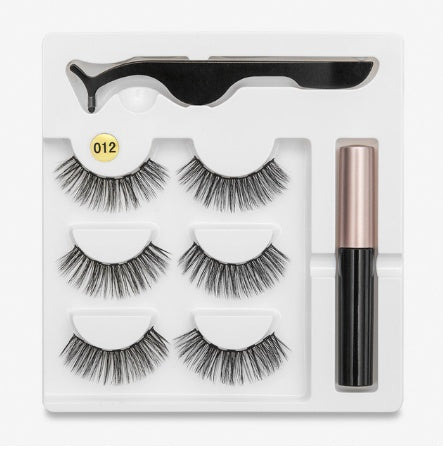 Magnetic Fashion False Eyelashes — 20+ Styles, Cotton Stem, Glue-Free (Styles 011–020)