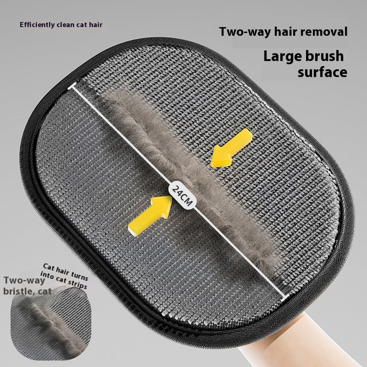 Electrostatic Pet Hair Remover Glove – Reusable Pet Fur Cleaning Brush
