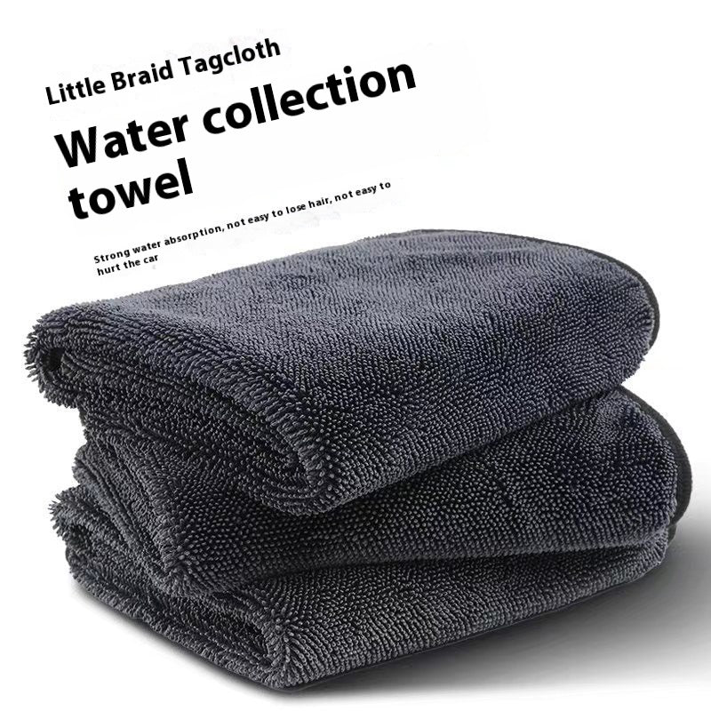 Thickened Microfiber Car Detailing Towel — Non-Shedding, Seamless, Ultra-Absorbent Auto Cleaning Cloth (500g / 600g / 1200g)