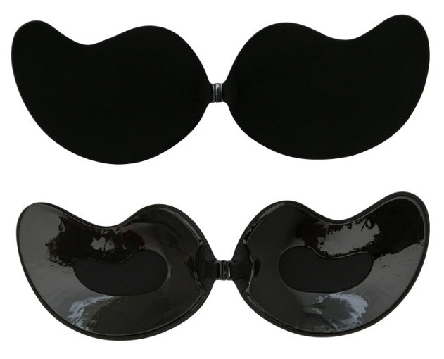 Deep V Invisible Silicone Bra – Strapless Push-Up Adhesive Bra