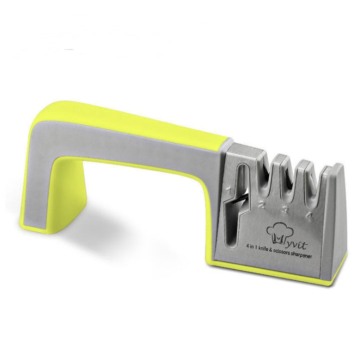4-in-1 Family Kitchen Knife Sharpener — Multi-Stage Blade Sharpener for Home Use