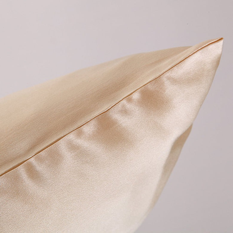 Satin Silk Pillowcase — Ice Silk Smooth Single Pillowcase, Anti-Frizz Hair & Skin Sleep Cover