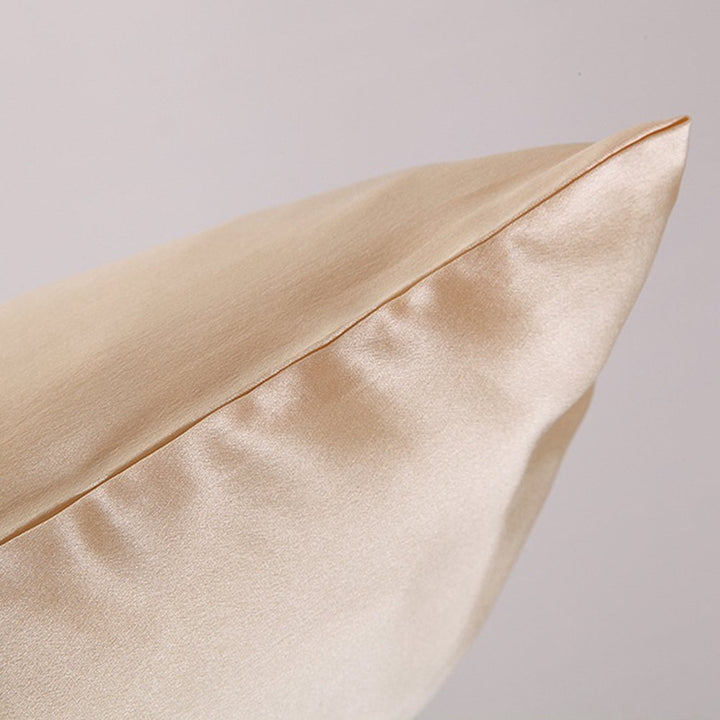 Satin Silk Pillowcase — Ice Silk Smooth Single Pillowcase, Anti-Frizz Hair & Skin Sleep Cover
