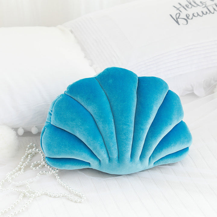 Simulation Shell Decorative Pillow — Realistic Ocean Shell Shape Cushion & Nap Pillow (10 Colours)