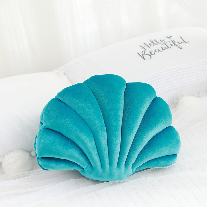 Simulation Shell Decorative Pillow — Realistic Ocean Shell Shape Cushion & Nap Pillow (10 Colours)