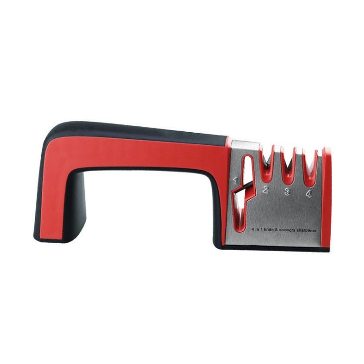 4-in-1 Family Kitchen Knife Sharpener — Multi-Stage Blade Sharpener for Home Use