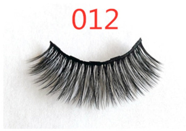 Magnetic Fashion False Eyelashes — 20+ Styles, Cotton Stem, Glue-Free (Styles 011–020)