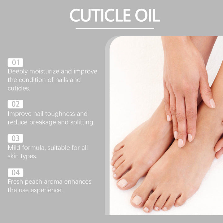 EELHOE Double-Layer Nail Cuticle Oil For Nail Cuticle Repair, Moisturizing And Softening Nail Surface Care Oil
