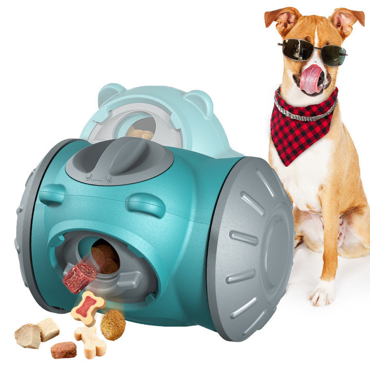 Interactive Dog Tumbler Toy – Slow Feeder Treat Dispensing Puzzle