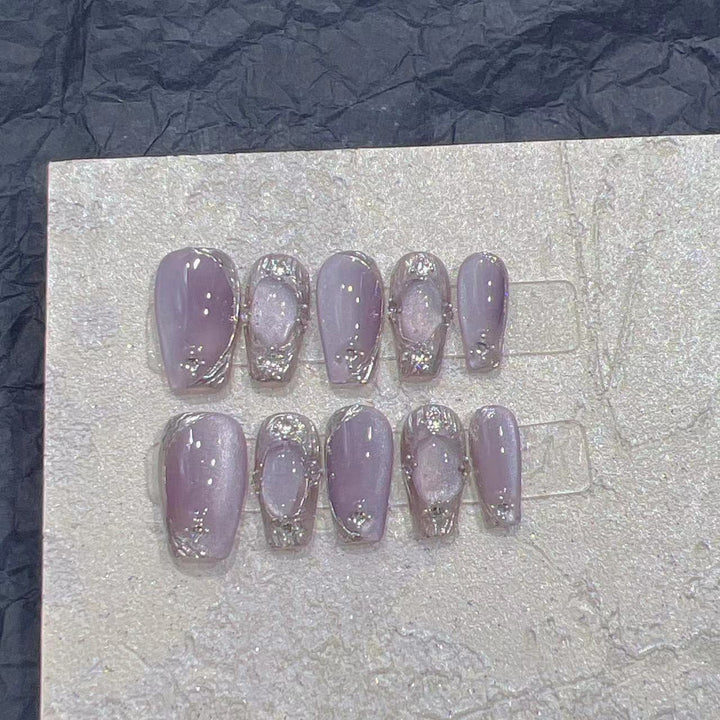 Handmade Press-On Fake Nail Patches — Long T / Short T / Ultra Short T Sizes