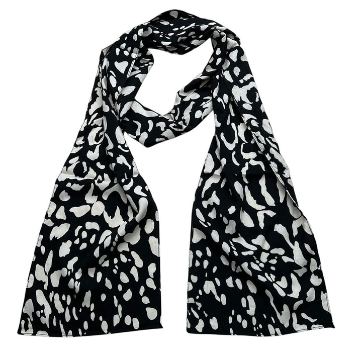 Abstract Long Scarf,Gallery Opening Bold Abstract Print Makes Artistic Statement,vacation,daily Life,evening Party,Office Appropriate Subtlety For Women Men