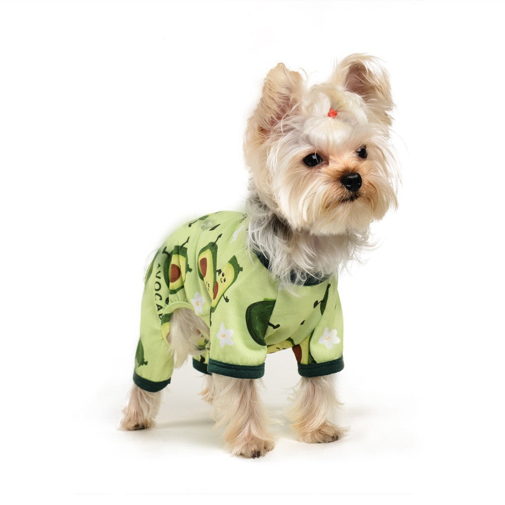 Four-Legged Pet Pajamas – Soft Cotton Dog Jumpsuit